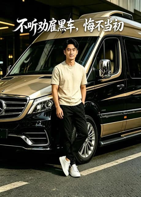 不听劝雇黑车，悔不当初海报