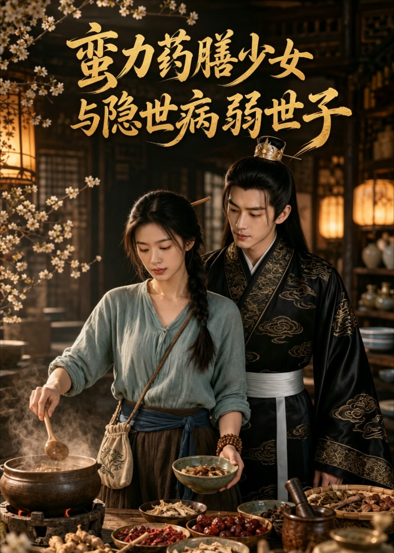 蛮力药膳少女与隐世病弱世子海报