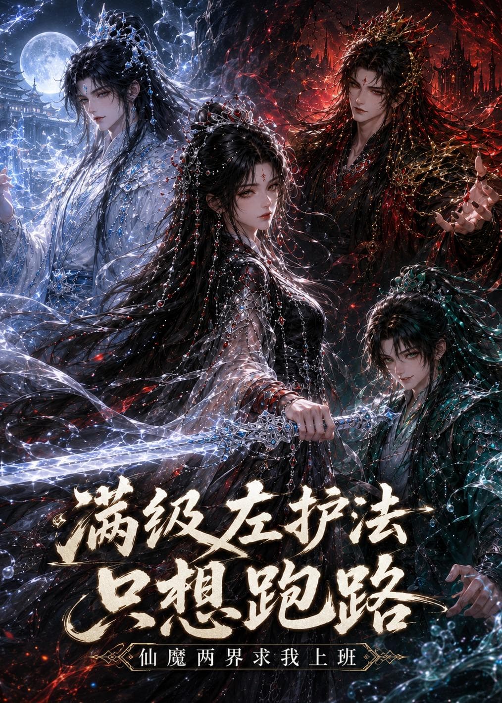 满级左护法只想跑路，仙魔两界求我上班海报