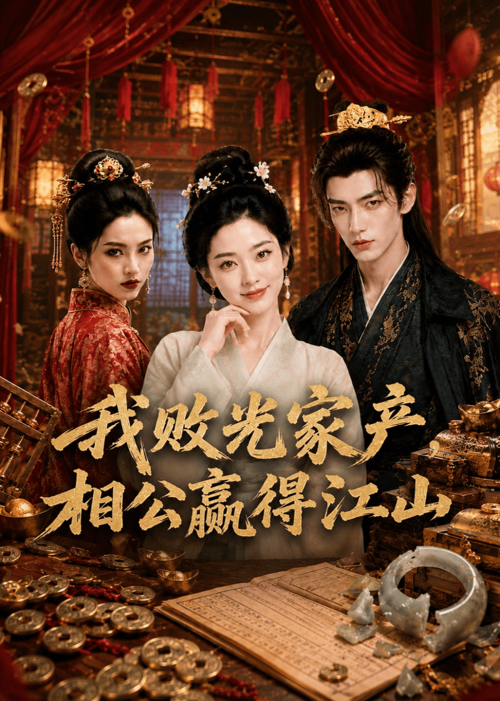 我败光家产，相公赢得江山海报
