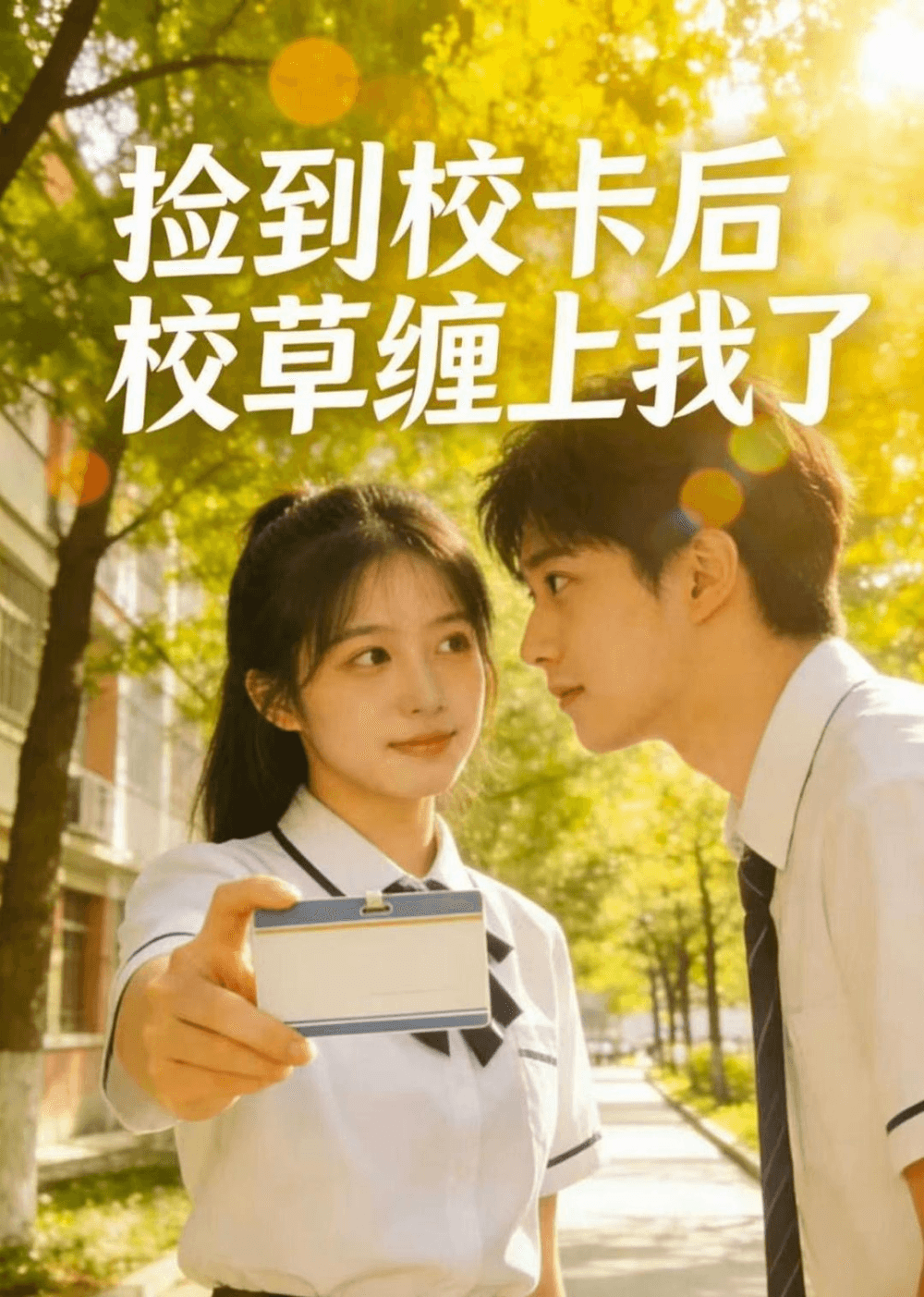 捡到校卡后校草缠上我了海报