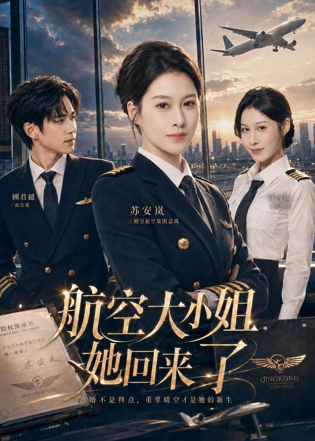 航空大小姐她回来了海报