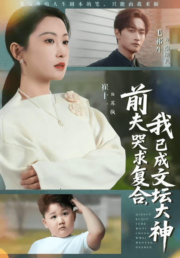 前夫哭求复合，我已成文坛大神海报