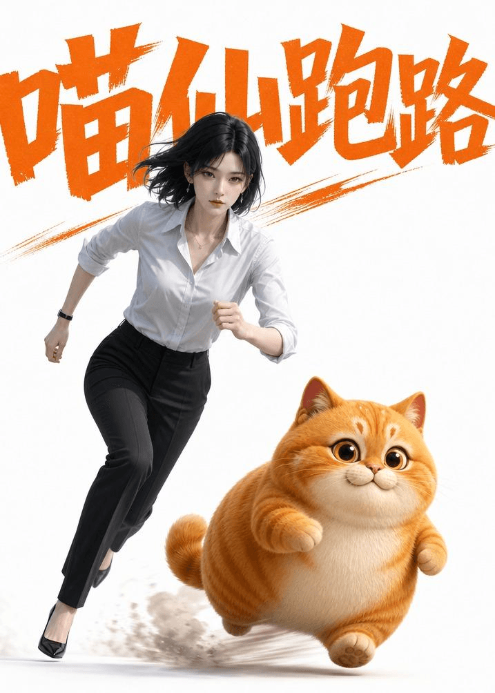 喵仙跑路海报