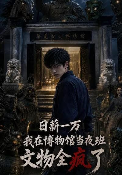 日薪一万我在博物馆当夜班，文物全疯了海报
