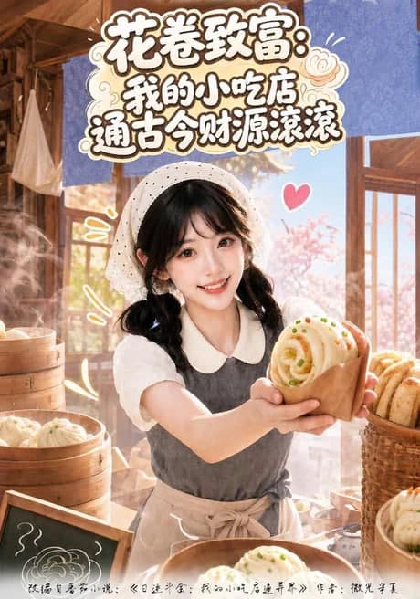 花卷致富:我的小吃店通古今财源滚滚海报